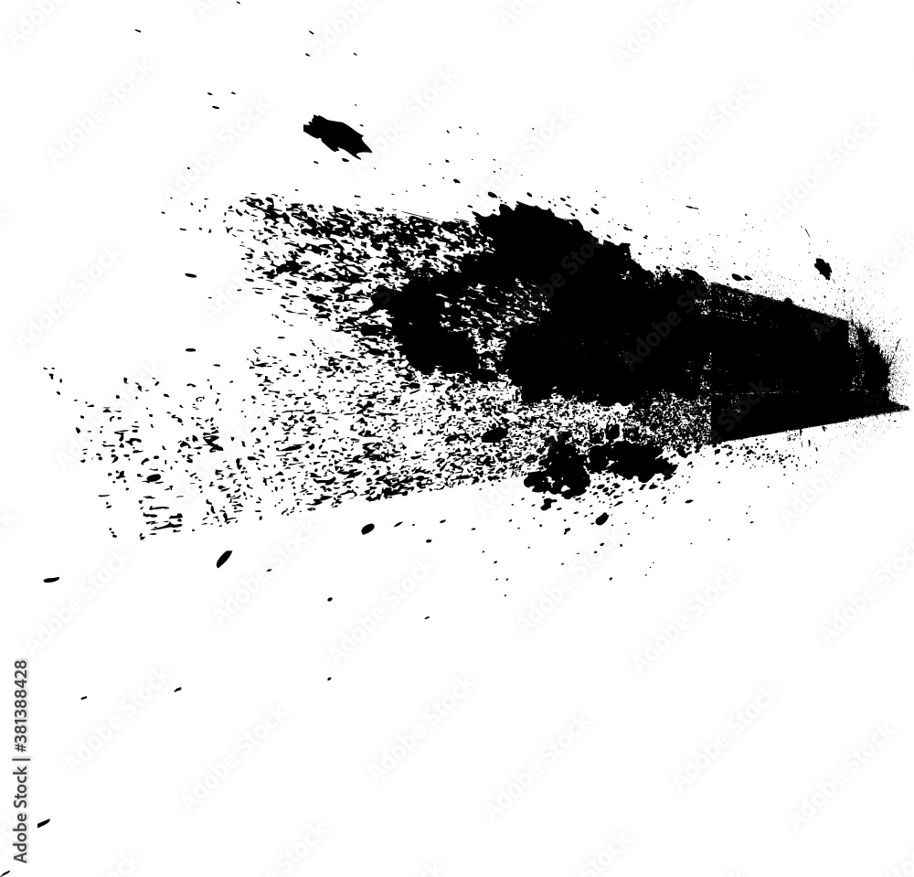 Obraz premium Grunge splash design vector element