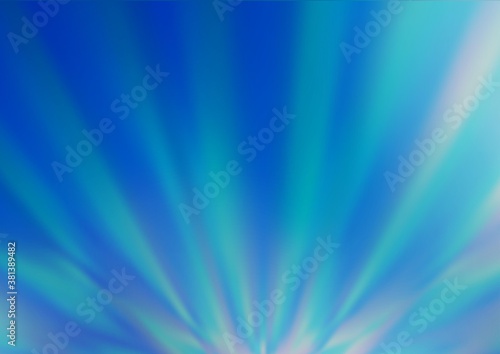 Light BLUE vector abstract blurred template. Colorful abstract illustration with gradient. A completely new template for your design.
