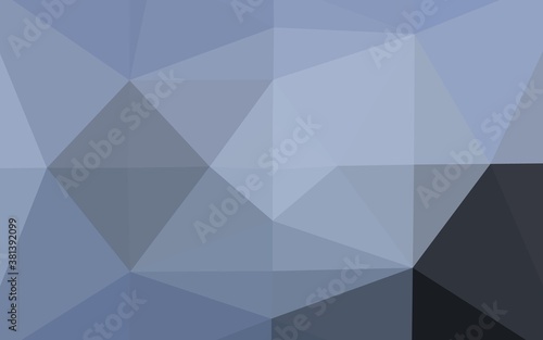 Light BLUE vector polygon abstract background. Modern geometrical abstract illustration with gradient. Completely new design for your business. © Dmitry