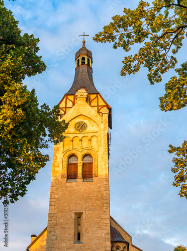 Lutheran church in Dubulti, Jurmala, Latvia.  photo