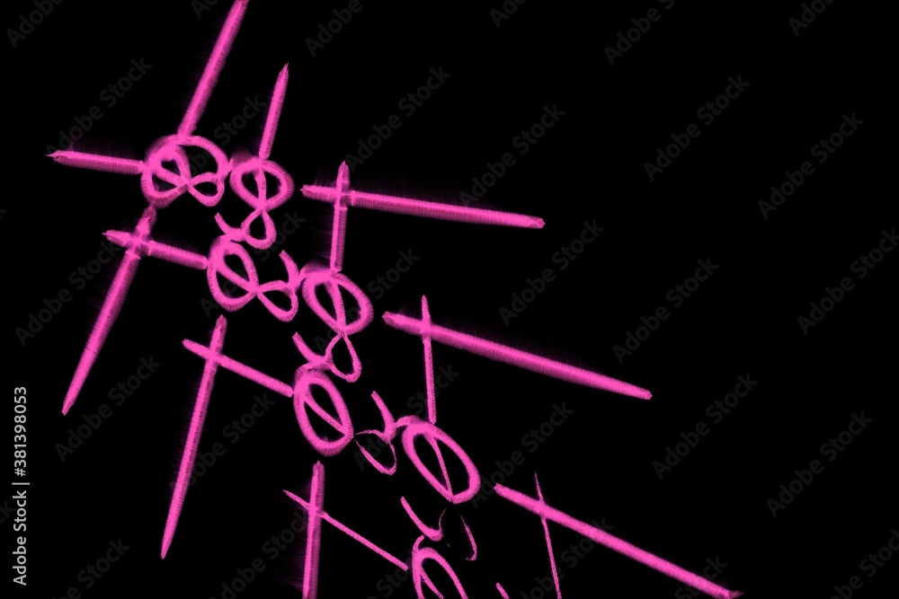 Abstract shapes in pink. Small pink light discharges. Abstract background for design and decoration Abstract shapes in pink. Small pink light discharges. Abstract background for design and decoration