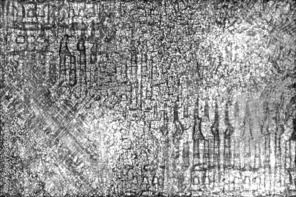 Black and white background with different shapes Black and white background with different shapes