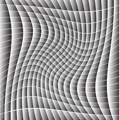 Wallpaper Mural futuristic pattern with squares Torontodigital.ca