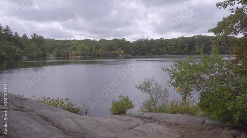 Static video of Breakheart Reservation in Saugus, Massachusetts. 