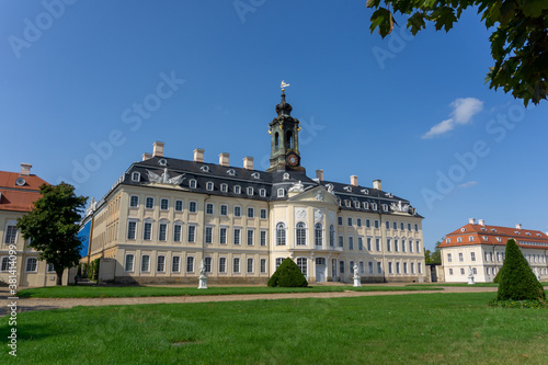 the Hubertusburg Castle in Saxony