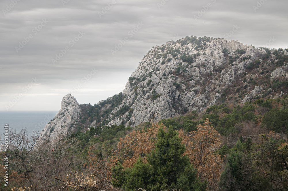 Fototapeta premium Mount Koshka (Cat) in Simeiz (Crimea)
