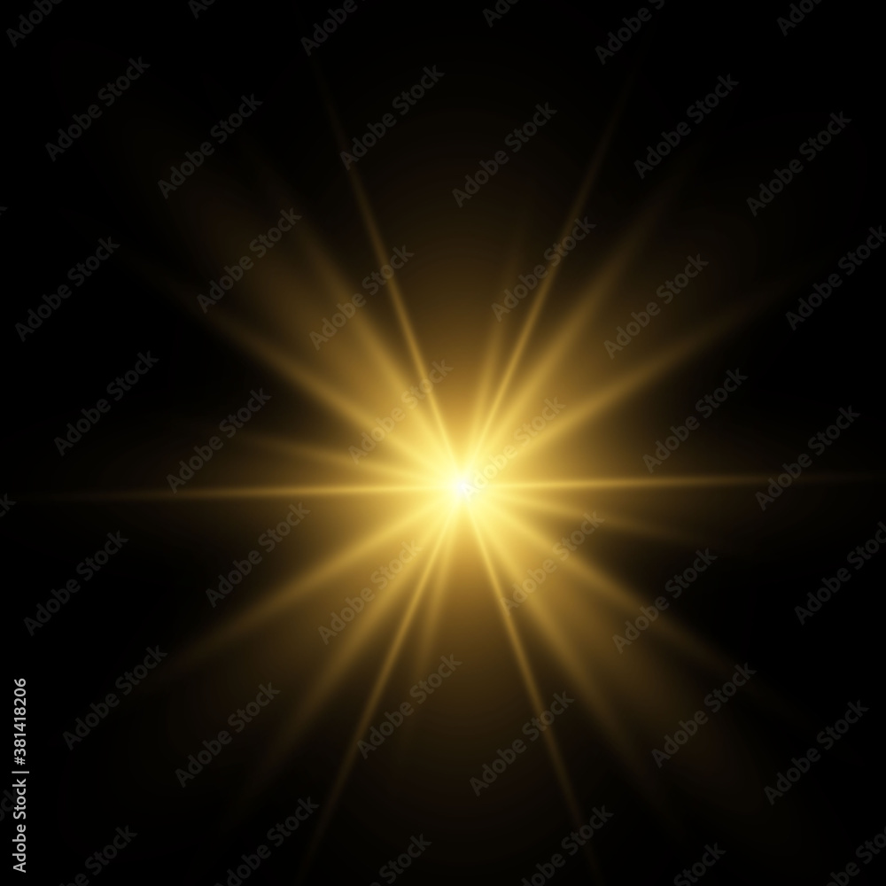 Glow light effect. Star burst with sparkles. Glow light effect. Star burst with sparkles.