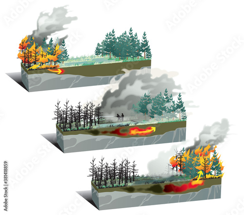 Feux de forêts - Feu de tourbière B