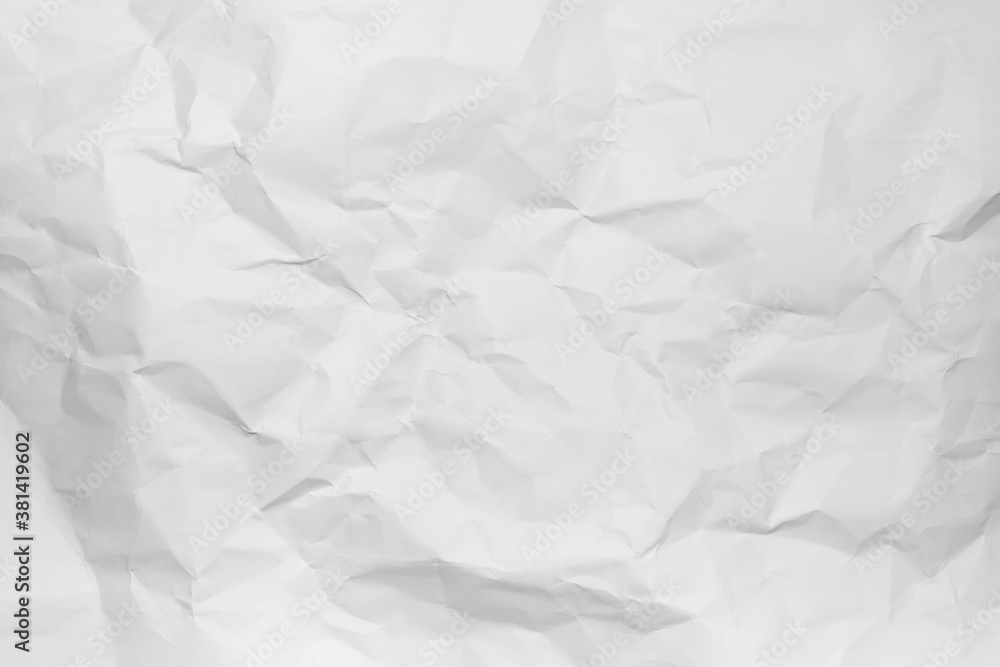 White crumpled paper texture background. White crumpled paper texture background.