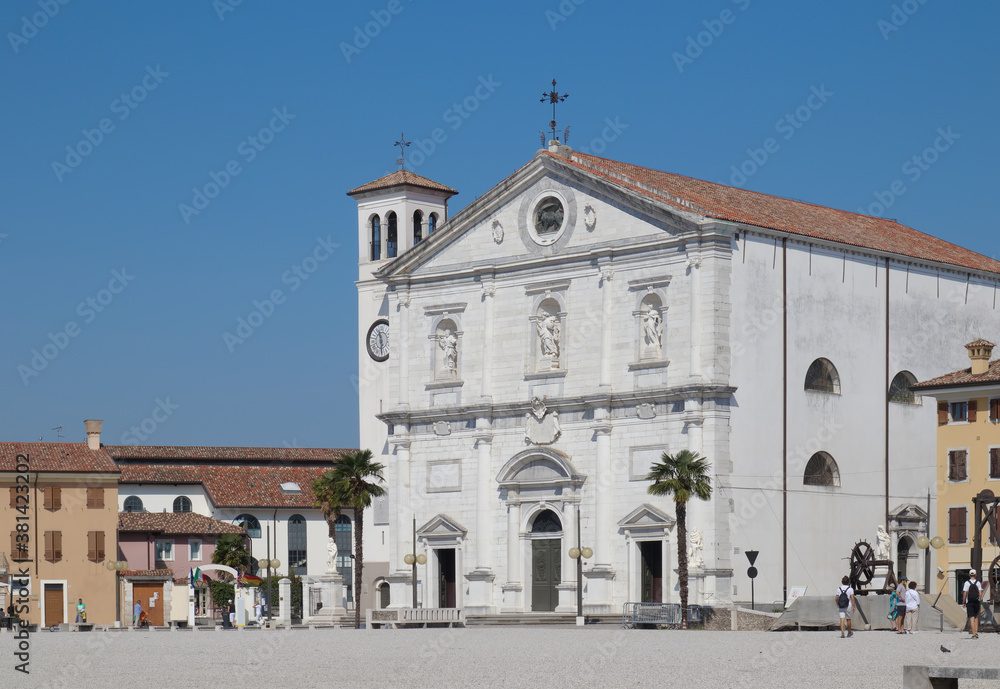 Die Kathedrale von Palmanova, Friaul-Julisch-Venetien, Italien
