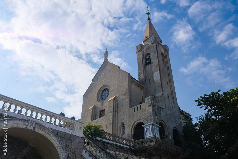 Fototapeta premium マカオ ペンニャ教会