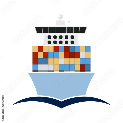 Container Ship Icon