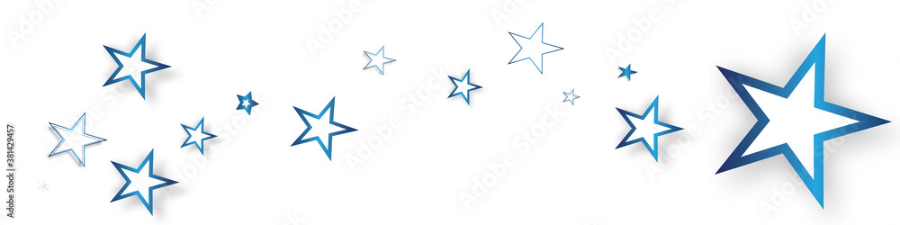 Stern Sterne Band Banner Blau Blue Welle Wellen Stern Sterne Band Banner Blau Blue Welle Wellen