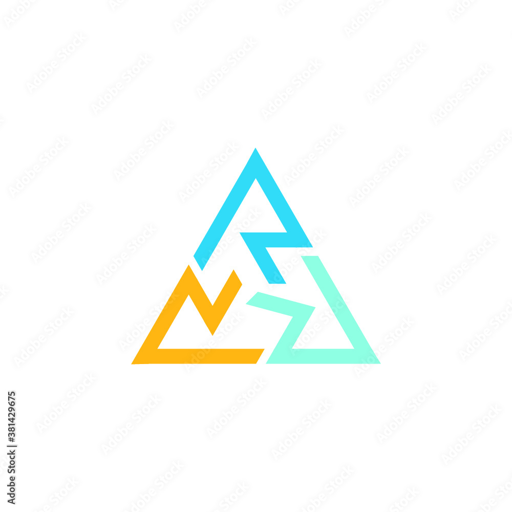 R logo TRIPLE R vector abstract icon illustrations R logo TRIPLE R vector abstract icon illustrations