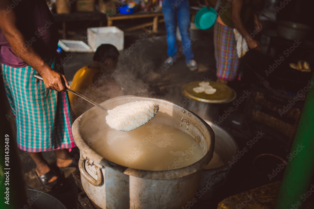 Indian kitchen Stock Photo | Adobe Stock
