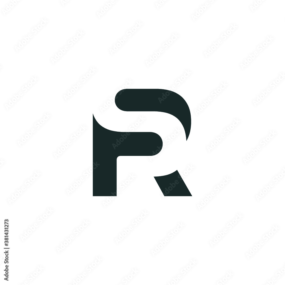 S logo SR vector alphabet abstract icon illustrations S logo SR vector alphabet abstract icon illustrations