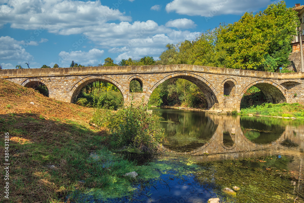 Fototapeta premium bridge over the river