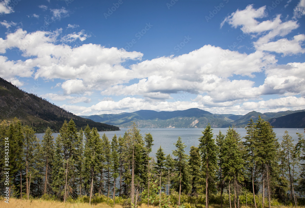 Original landscape photograph of Lake Pend Oreille from Farragut Stare Park in North Idaho