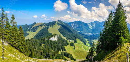 view at the Bodenschneid mountain - Bavaria - Spitzingsee