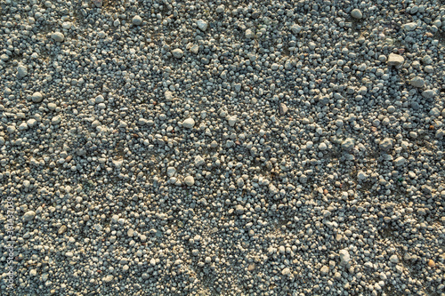 Small gravel stones, view from above, background