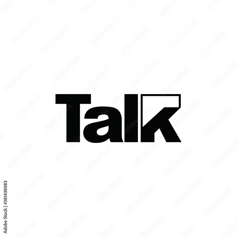 talk logo vector icon illustrations talk logo vector icon illustrations