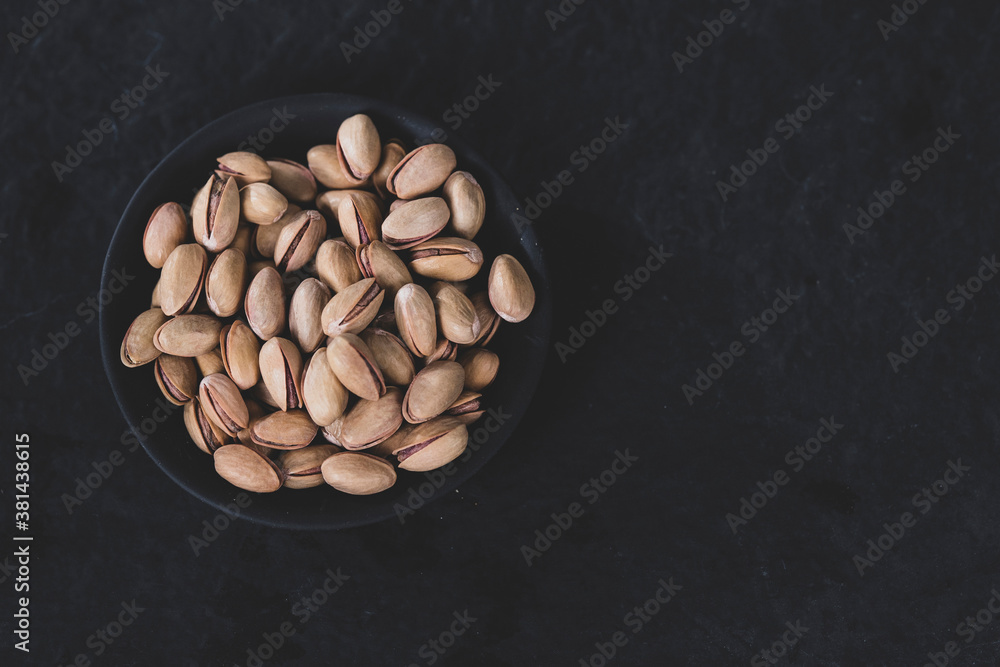 fresh and delicious pistachios on the table fresh and delicious pistachios on the table