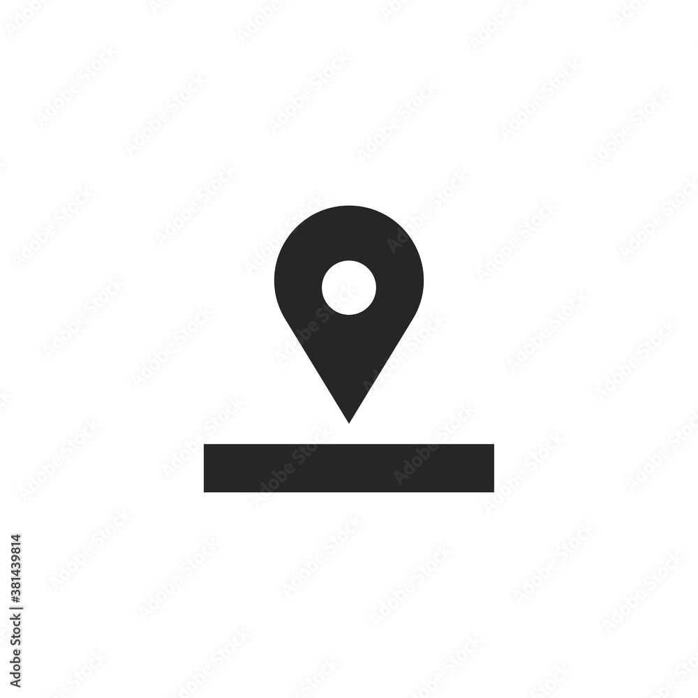 Location Icon. Vector Illustration Location Icon. Vector Illustration