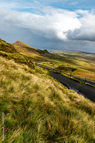 Road in Scotland Highlands