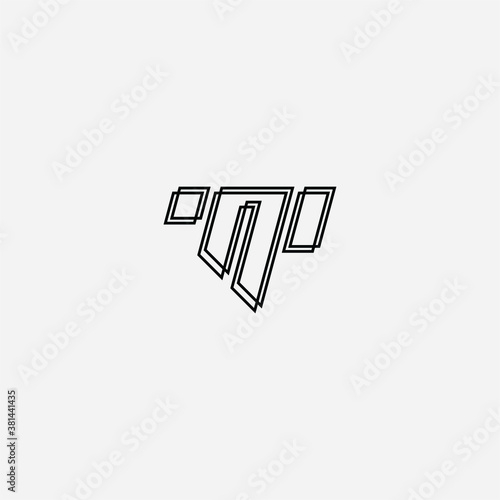 TP logo vector alphabet PT icon illustrations