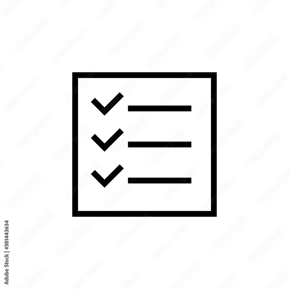 To do list line icon. Clipart image isolated on white background. To do list line icon. Clipart image isolated on white background.