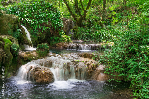 Krushuna cascade water Falls near Lovech  Bulgaria.
