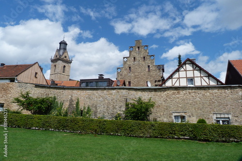 Stadtmauer Schießhagen Korbach Reichsstadt Deutschland Hansestadt Hessen