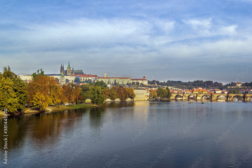 view of Prague castle