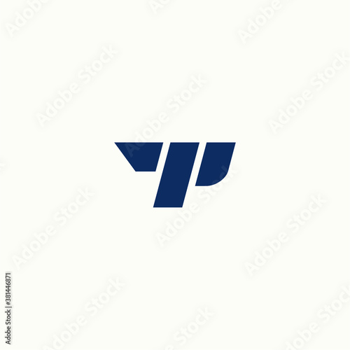 TP logo vector alphabet PT icon illustrations