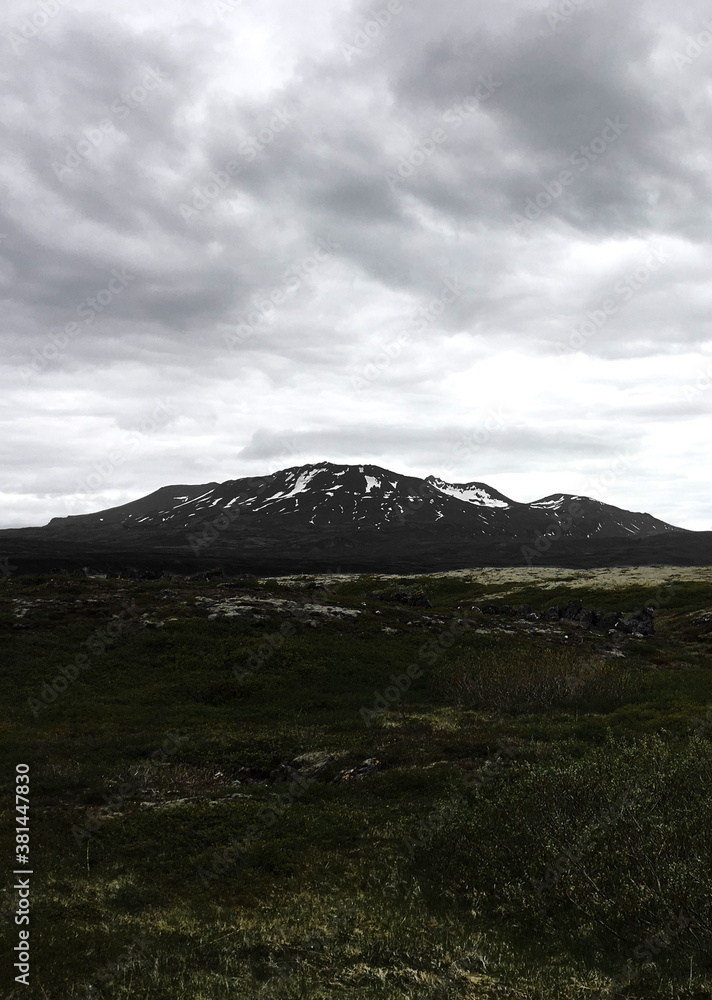 landscape with clouds