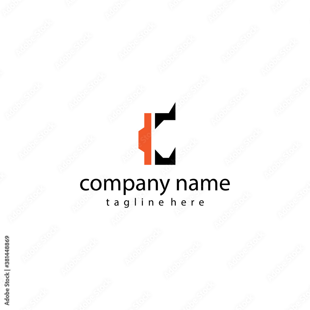 letter c creative logo illustration design template vector color letter c creative logo illustration design template vector color