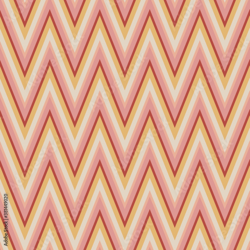 Vector background bright and colorful made of zig zag stripes