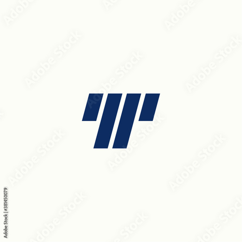 TP logo vector alphabet PT icon illustrations © nur