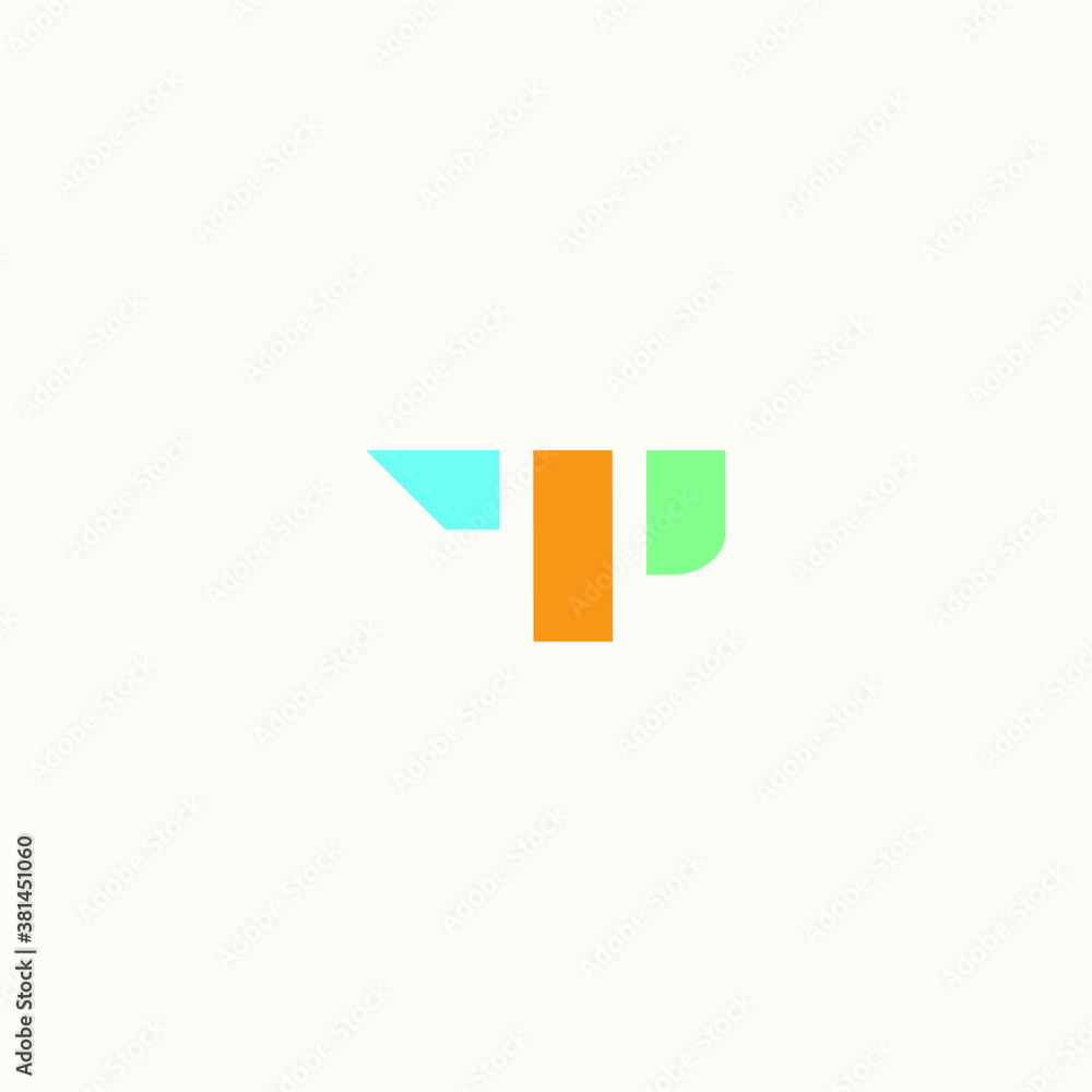 TP logo vector alphabet PT icon illustrations TP logo vector alphabet PT icon illustrations