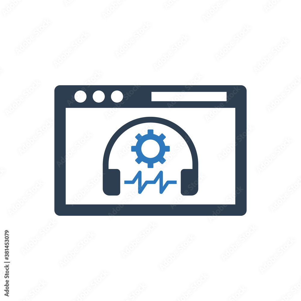 Customer help support icon Customer help support icon