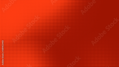 Dots halftone red purple color pattern gradient texture with technology digital background. Dots pop art comics style.