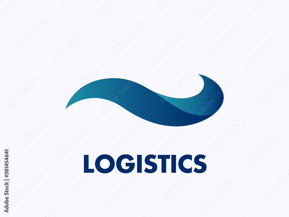 Vector banner of a logistics company Vector banner of a logistics company