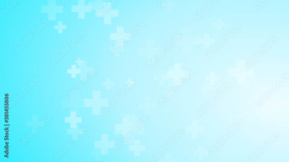Medical health blue cross pattern background. Abstract healthcare technology and science concept. Medical health blue cross pattern background. Abstract healthcare technology and science concept.