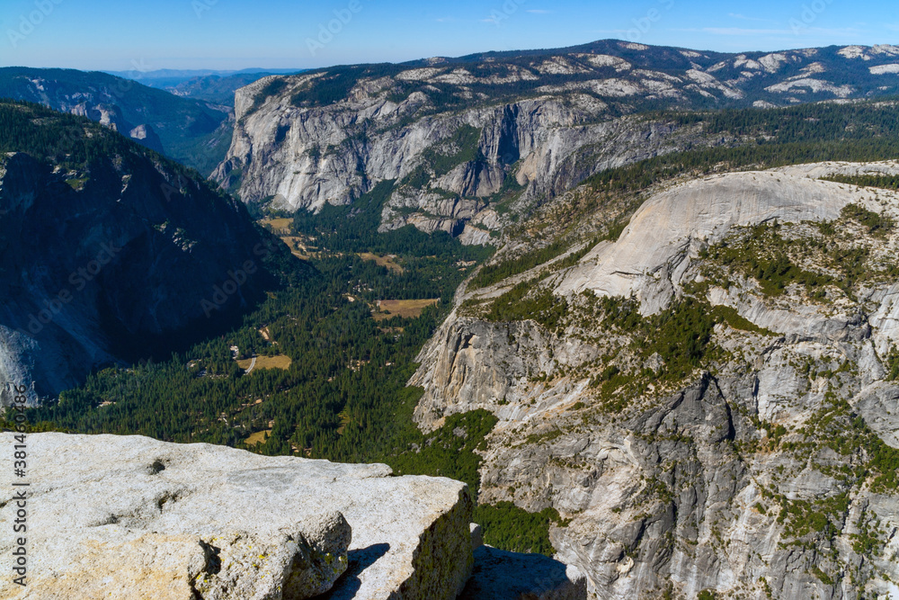 View from Half Dome, Yosemite, California, USA