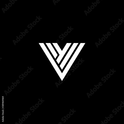 V logo vector color full alphabet icon illustrations
