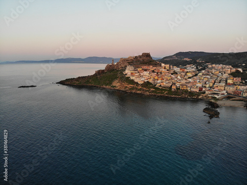 Obraz na płótnie castelsardo w salonie