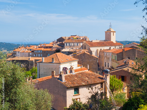 View of Ramatuelle, French Riviera, Cote d'Azur, Provence, southern France photo