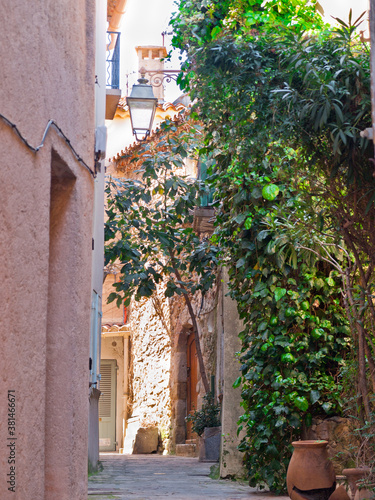 Street in Ramatuelle village  French Riviera  Cote d Azur  Provence  southern France