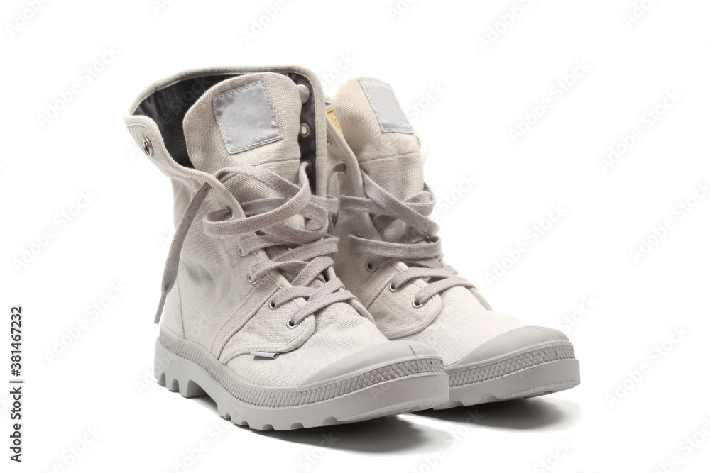 Fototapeta premium Canvas boots