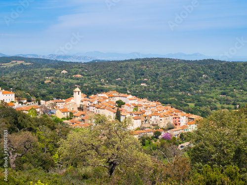 View of Ramatuelle, French Riviera, Cote d'Azur, Provence, southern France